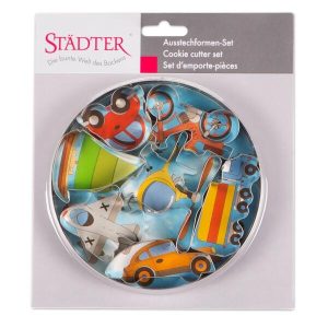 Aktion 🎉 Städter Ausstechform Fahrzeuge 5,5–8 Cm Set, 7-teilig 💯 6