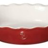 Beste Bewertungen von 🤩 Emile Henry Gastro Emile Henry Pie Dish Modern Classics Mit Wellenrand In Rot ⭐ 8